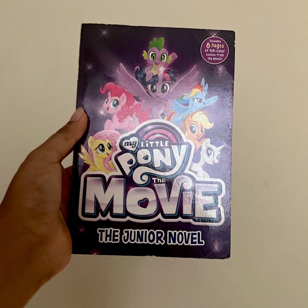 My Little Pony Junior Novel with 8 full color movie like pages
